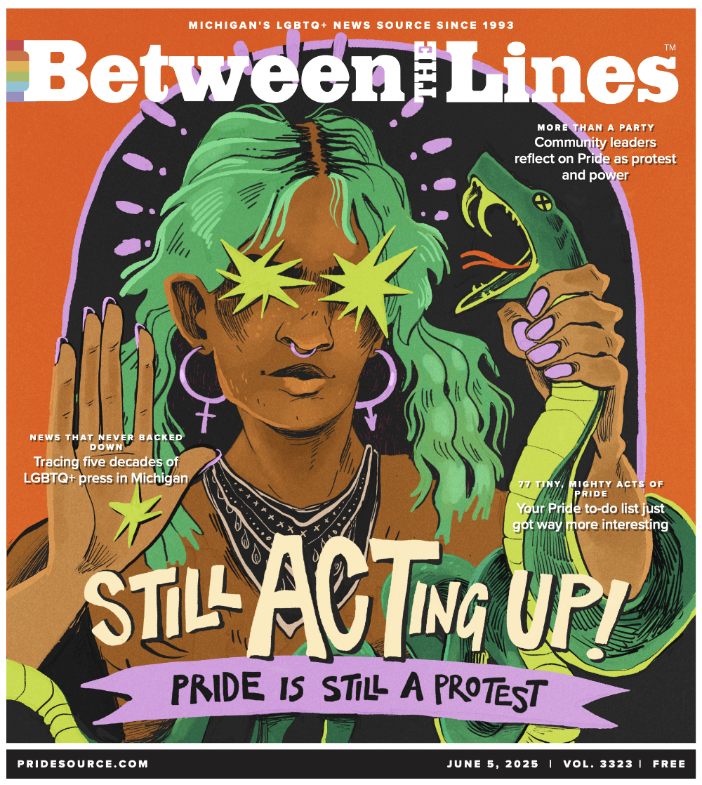 Between The Lines cover, June 5, 2025. Artwork: Eddie Chaffer