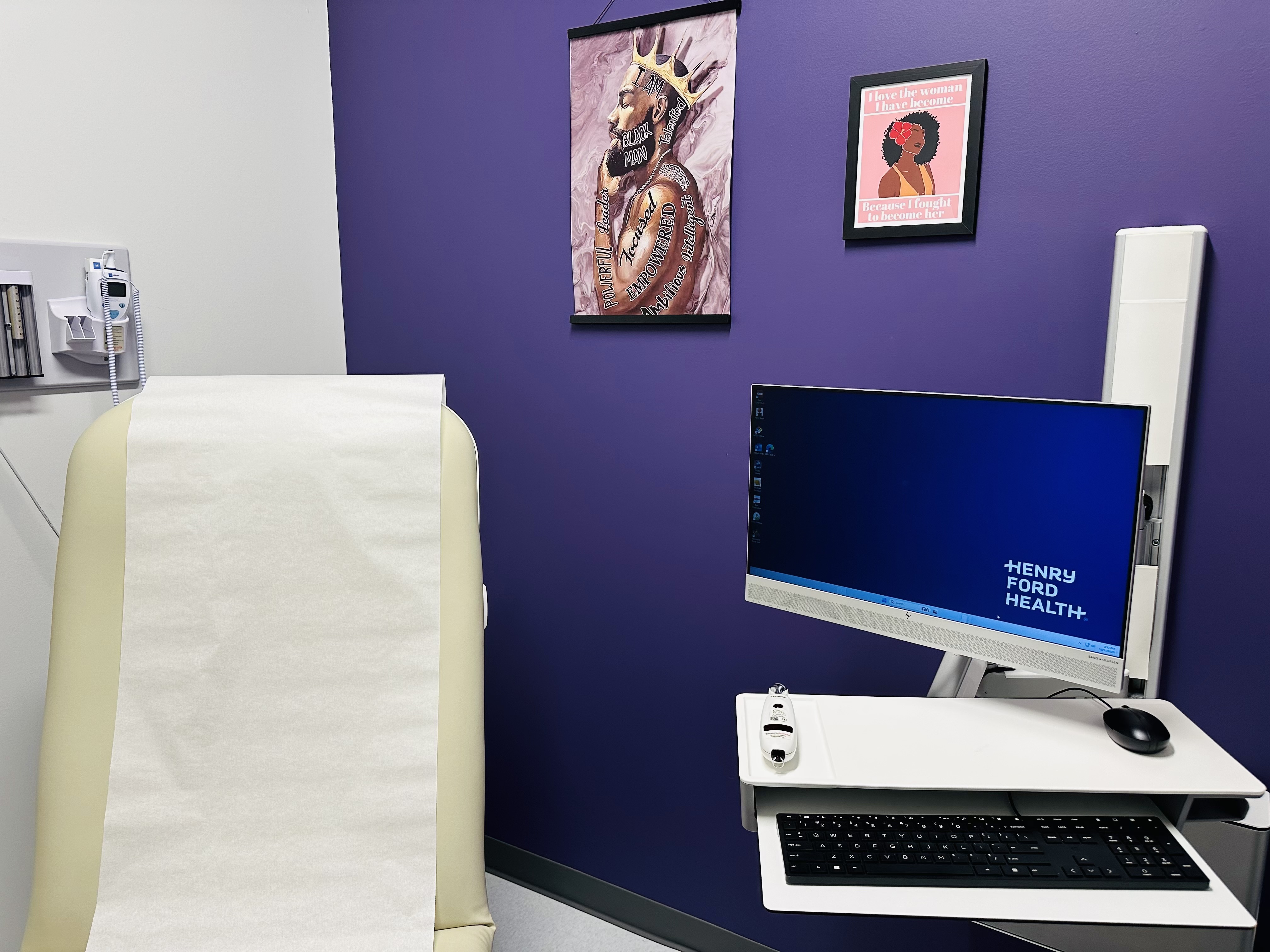 Exam room inside Ruth Ellis Clairmount Clinic. Courtesy photo