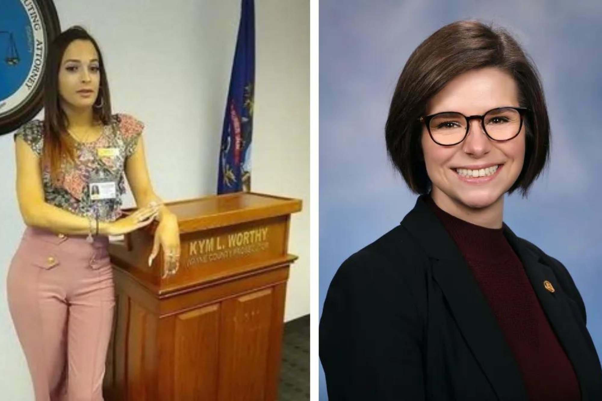 Julisa Abad of Fair Michigan (L) and Michigan House Speaker Laurie Pohutsky are pushing to ban the trans/gay panic defense in the state. Photo: Public Domain