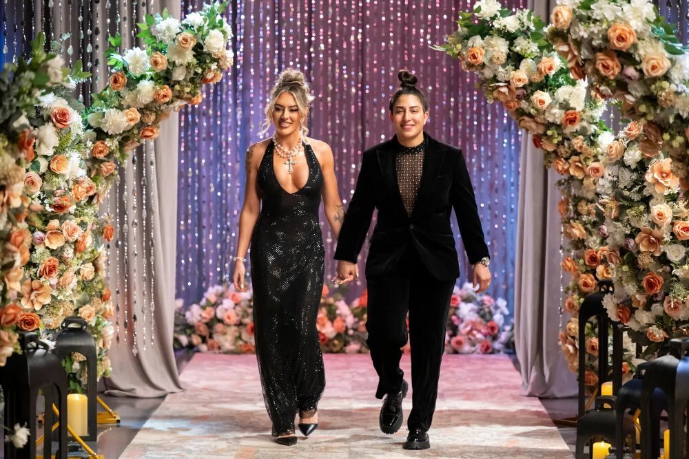 Dayna Mathews and Magan Mourad. Photo: Lee Dubin/Netflix