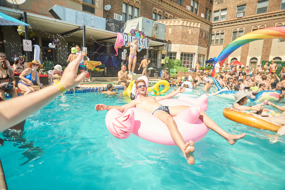 A Detroit Staycation Club pool party. Courtesy photo