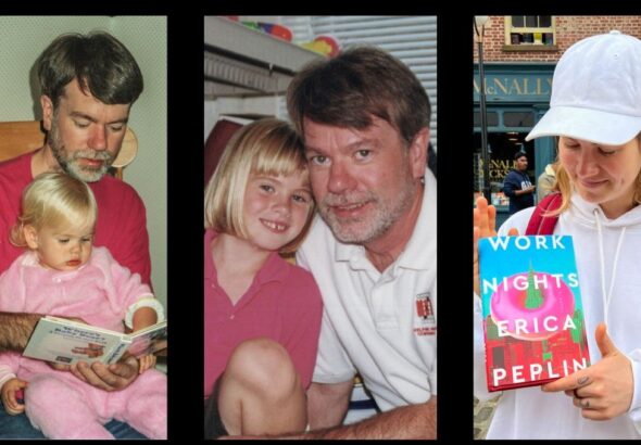 Author Erica Peplin and her dad, Larry Peplin. Courtesy photos