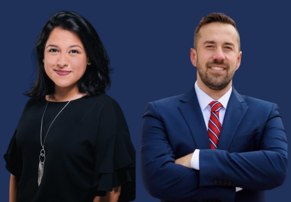 Gabriela Santiago-Romero and Mike McGuinness. Photos: Instagram