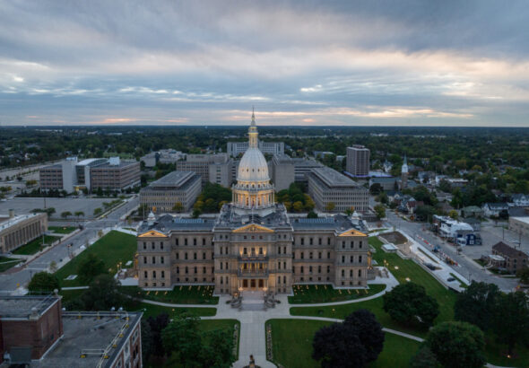 Michigan State Capitol building in Lansing. Photo: Adobe Stock