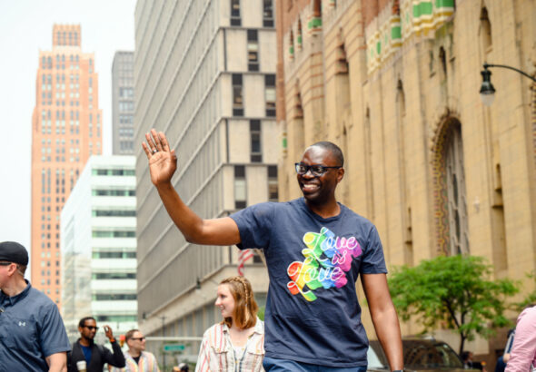 Lt. Gov. Garlin Gilchrist takes part in the 2025 Motor City Pride Parade. Photo: Andrew Potter