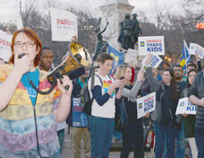 1 N2 Web WBTRUM Ptrans students protections protest at White House insert 1 c Washington Blade by Michael Key
