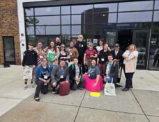 A group of participants at Equality Michigan's 2025 LGBTQ+ Capitol Day. Photo: Equality Michigan