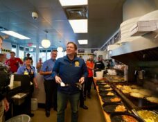 DeSantis at the grill. Photo: FLGov.com