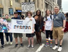 Stand with Trans joins a Motor City Pride parade. Courtesy photo