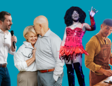 Pete Buttigieg (Photo: Instagram/@pete.buttigieg),  Kris and Dave Hutton (Photo: Andrew Potter), Anania (Photo: anania00.com), Jon Kung (Photo: Johnny Miller)