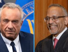 U.S. Health and Human Services Secretary Robert F. Kennedy, Jr. and federal judge Mustafa T. Kasubhai. Official portraits