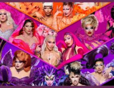 Aja, Irene The Alien, Olivia Lux, Phoenix, Bosco, Deja Sky, Tina Burner, Nicole Paige Brooks, Kerri Colby, Jorgeous, Mistress Isabelle Brooks, Lydia B Kollins, Alyssa Hunter, Ginger Minj, Acid Betty, Daya Betty, Denali, Cynthia Lee Fontaine for Ru Paul's Drag Race All Stars Season 10, streaming on Paramount+, 2024. Photo: Xavier Guerra/World of Wonder/Paramount+