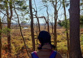 Ashley D'Souza soaks up nature on a hike. Courtesy photo