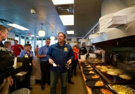 DeSantis at the grill. Photo: FLGov.com