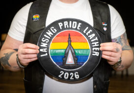 Lansing Leather Pride patch. Photo Brian Wells