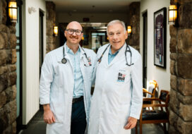Dr. Mark Bornstein (l) and Dr. Paul Benson. Photo: Andrew Potter