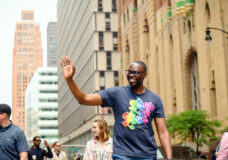 Lt. Gov. Garlin Gilchrist takes part in the 2025 Motor City Pride Parade. Photo: Andrew Potter