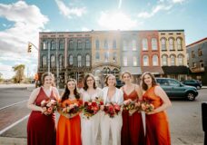 Rachel and Lauren Myers' wedding party in Ypsilanti. Courtesy Liv Lyszyk Photography (livlyszyk.com)