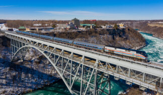 Along Amtrak's Maple Leaf route through Ontario. Photo: Amtrak