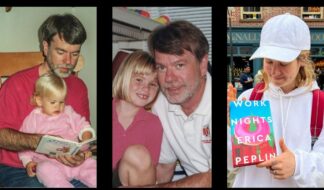 Author Erica Peplin and her dad, Larry Peplin. Courtesy photos