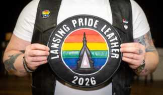 Lansing Leather Pride patch. Photo Brian Wells
