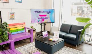 Affirmations seating area. Photo: Andrew Potter