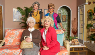 The cast of GOLDEN GIRLS THE LAUGHS CONTINUE Photo credit Murray and Peter Present 1200x799