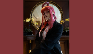 Michigan cosplayer Ted as anime character Kafka. Courtesy photo