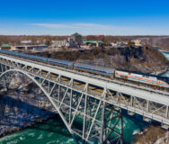 Along Amtrak's Maple Leaf route through Ontario. Photo: Amtrak