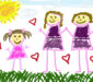 Bigstock Young Girl S Drawing Of Her Fa 2580685
