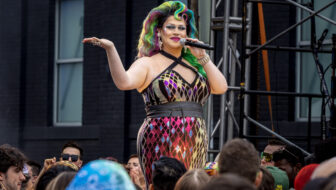 Bentley James performs at Ferndale Pride 2024. Photo: TJ Samuels