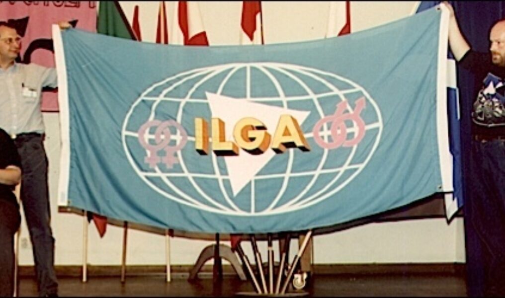 2 ILGA flag by Rex Wockner