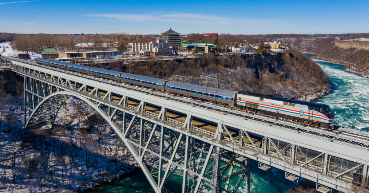 Along Amtrak's Maple Leaf route through Ontario. Photo: Amtrak