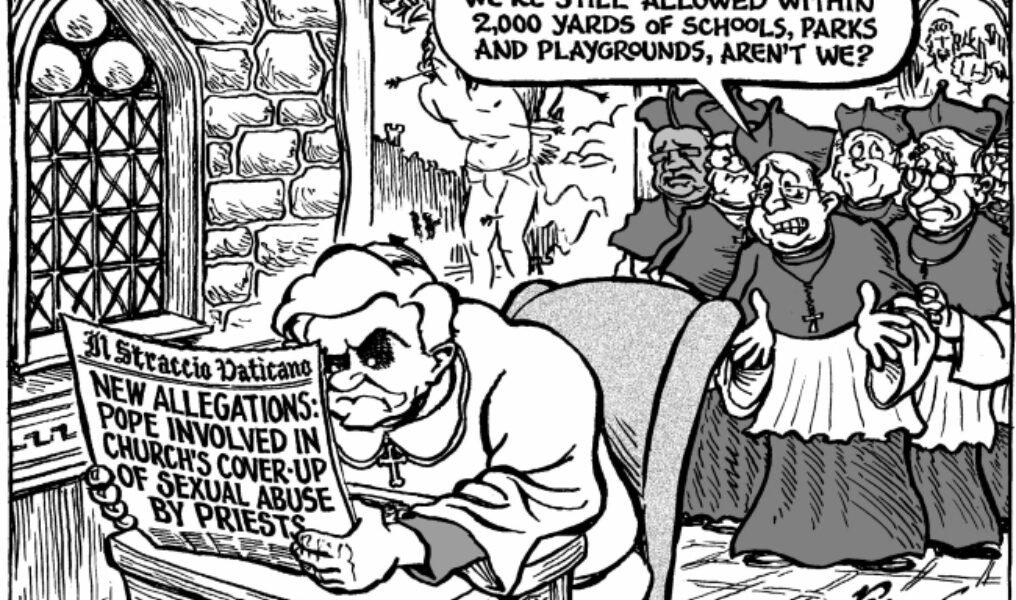 Editorial Cartoon Ratzinger Limit
