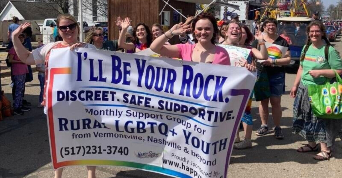 I'll Be Your Rock marching in the Vermontville Fourth of July parade in 2025. Courtesy photo