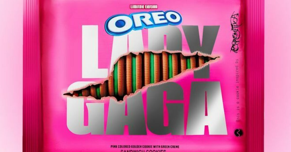Lady Gaga Oreos: the gayest of all Oreos. Photo: Nabisco