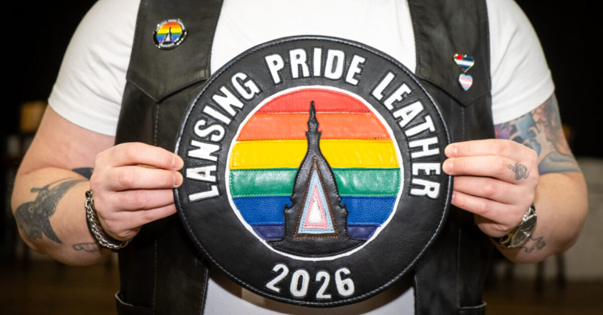 Lansing Leather Pride patch. Photo Brian Wells