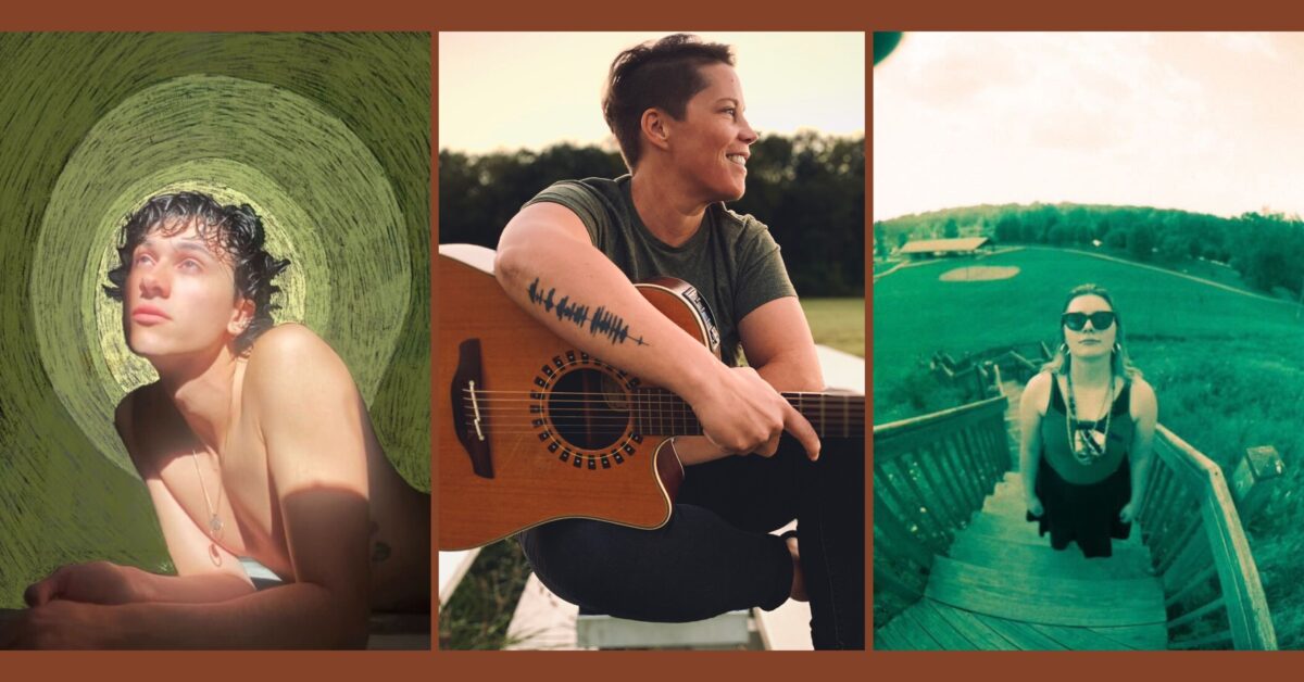 (left to right) Aziz Olivine, Kate Peterson and J. Plantana. Courtesy photos