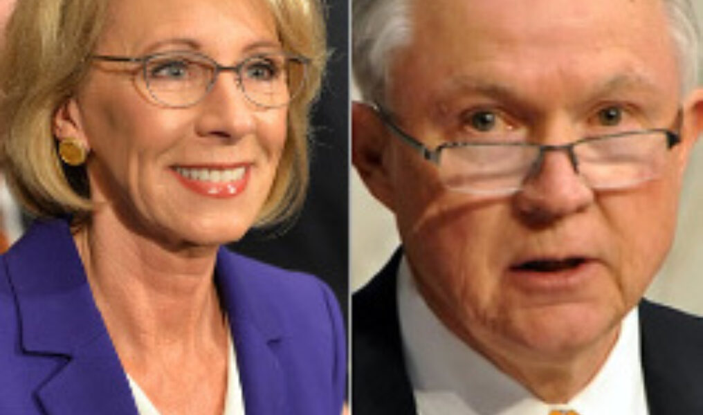 S1 N1 Rescind Betsy De Vos and Jeff Sessions 460x470 c Washington Blade by Michael Key SQ