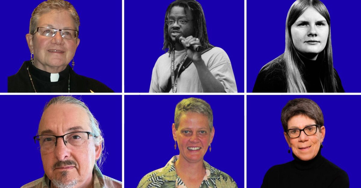 (from top left, clockwise): Carole Hoke, Johnny Jenkins, Kathy Kozachenko, André Wilson, Leslie Ann Norlin-Thompson, Ronni Santo.