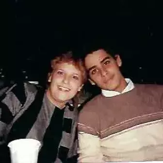 Addy Sakler (left) as a teenager. Courtesy photo