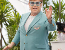 Elton John attends the photocall for "Rocketman" during the 72nd