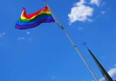 Dancing Gay Flag and Cross