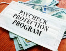 Ppp Paycheck Protection Program As Sba Loan Written On The Mask