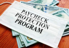 Ppp Paycheck Protection Program As Sba Loan Written On The Mask