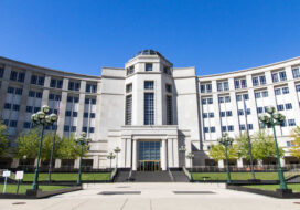 Michigan Hall Of Justice Supreme Court Building In Lansing