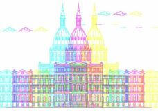 Capitol with Rainbow