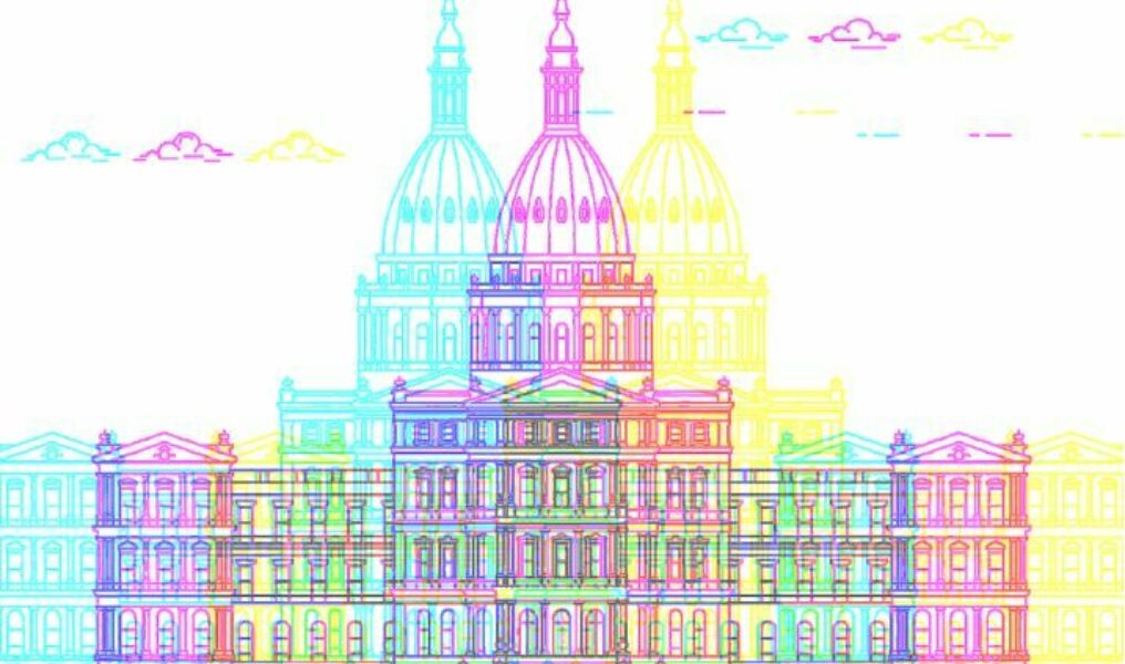 Capitol with Rainbow