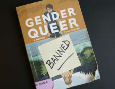 Copy of the memoir Gender Queer by Maia Kobabe about exploration