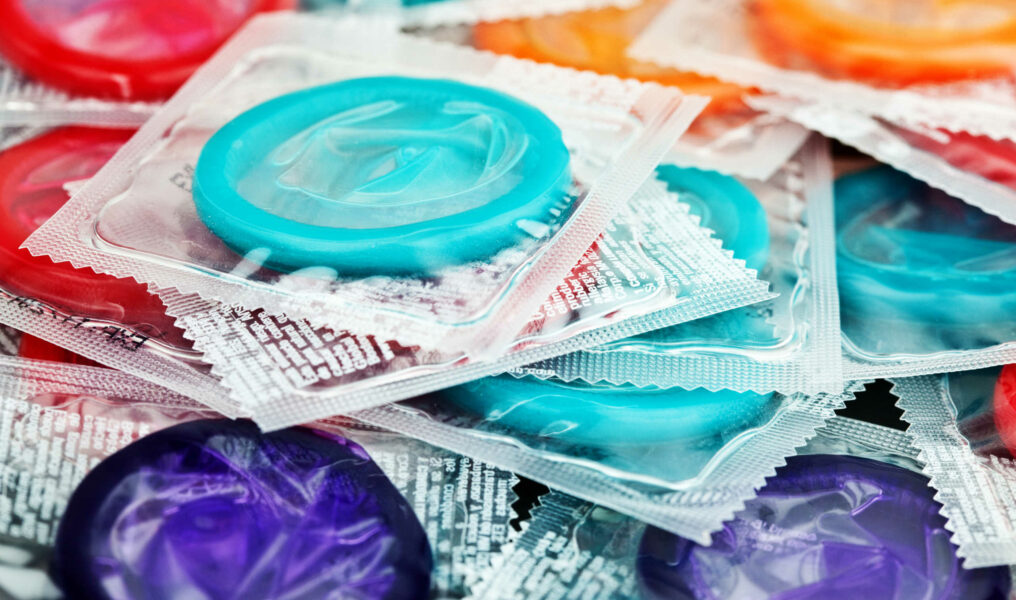 Safe Sex Colorful Condoms
